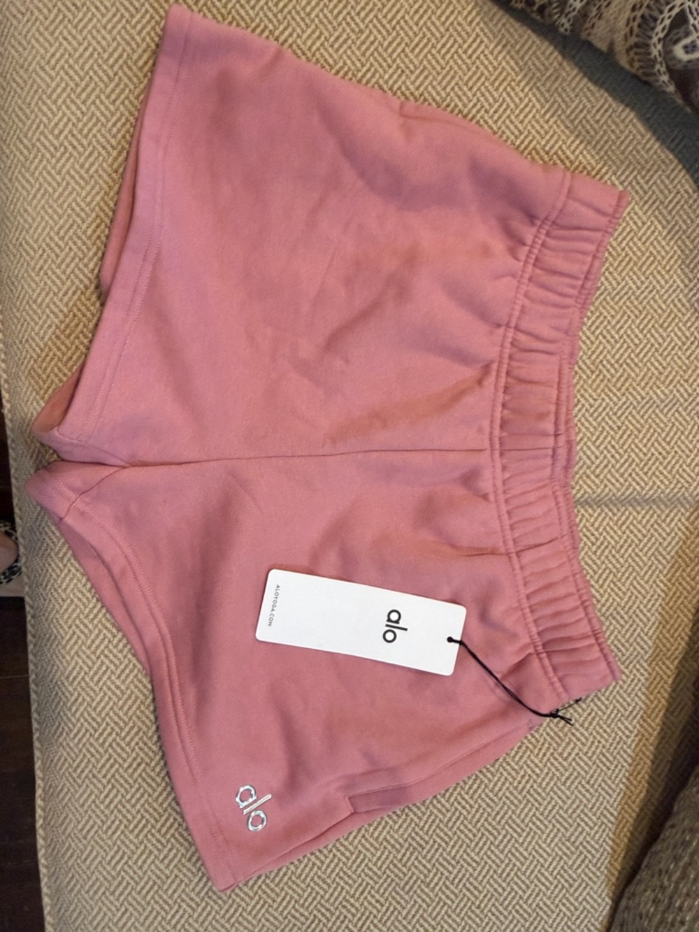 ALO Yoga Pink Athletic Lounge Shorts